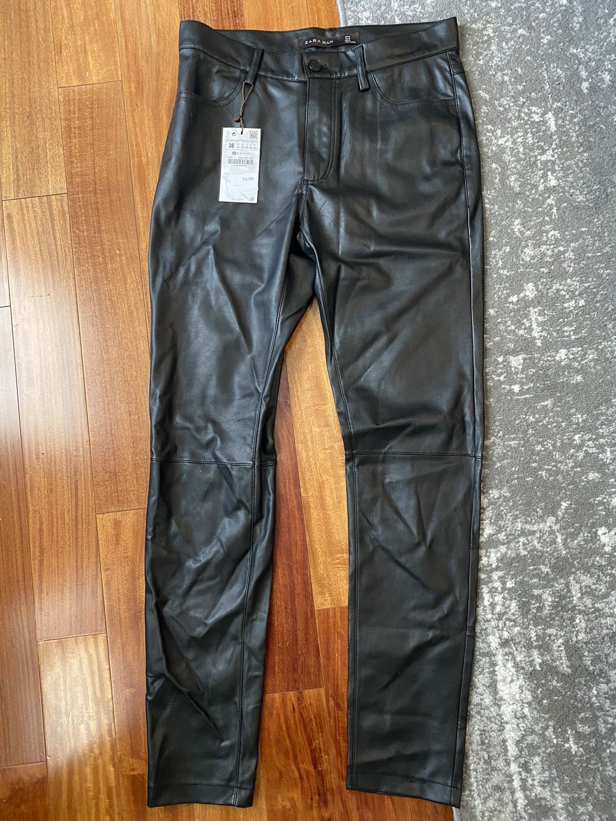 Zara Zara Man Leather Pants NWT 30 Grailed