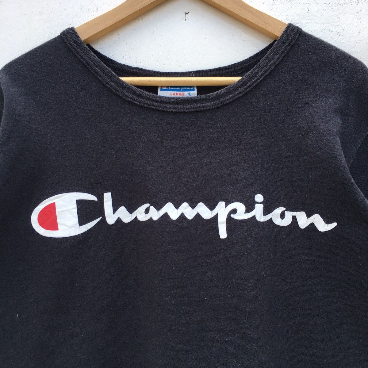 Champion Vintage Champion Big Logo Spellout Tshirt Size US M / EU 48-50 / 2 - 5 Thumbnail