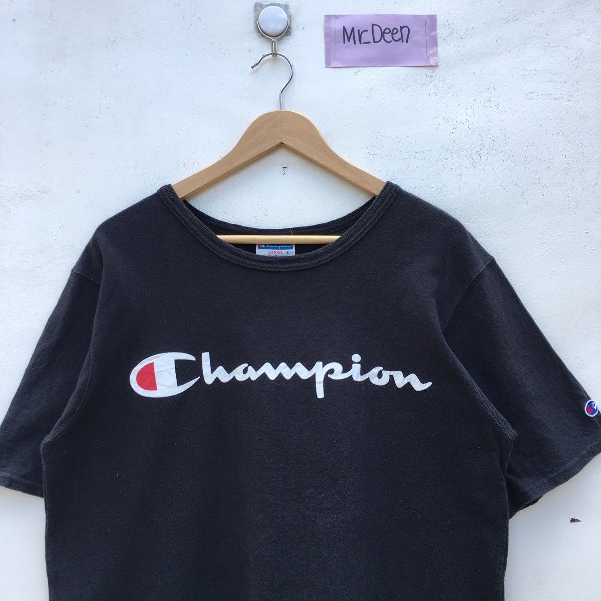 Champion Vintage Champion Big Logo Spellout Tshirt Size US M / EU 48-50 / 2 - 1 Thumbnail