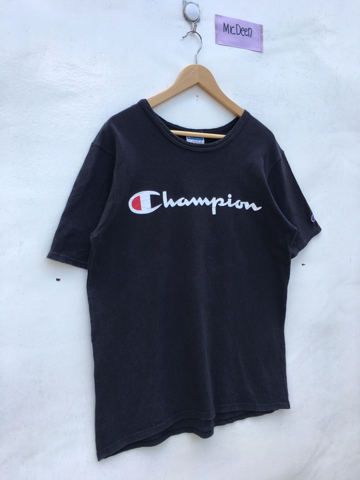 Champion Vintage Champion Big Logo Spellout Tshirt Size US M / EU 48-50 / 2 - 3 Thumbnail