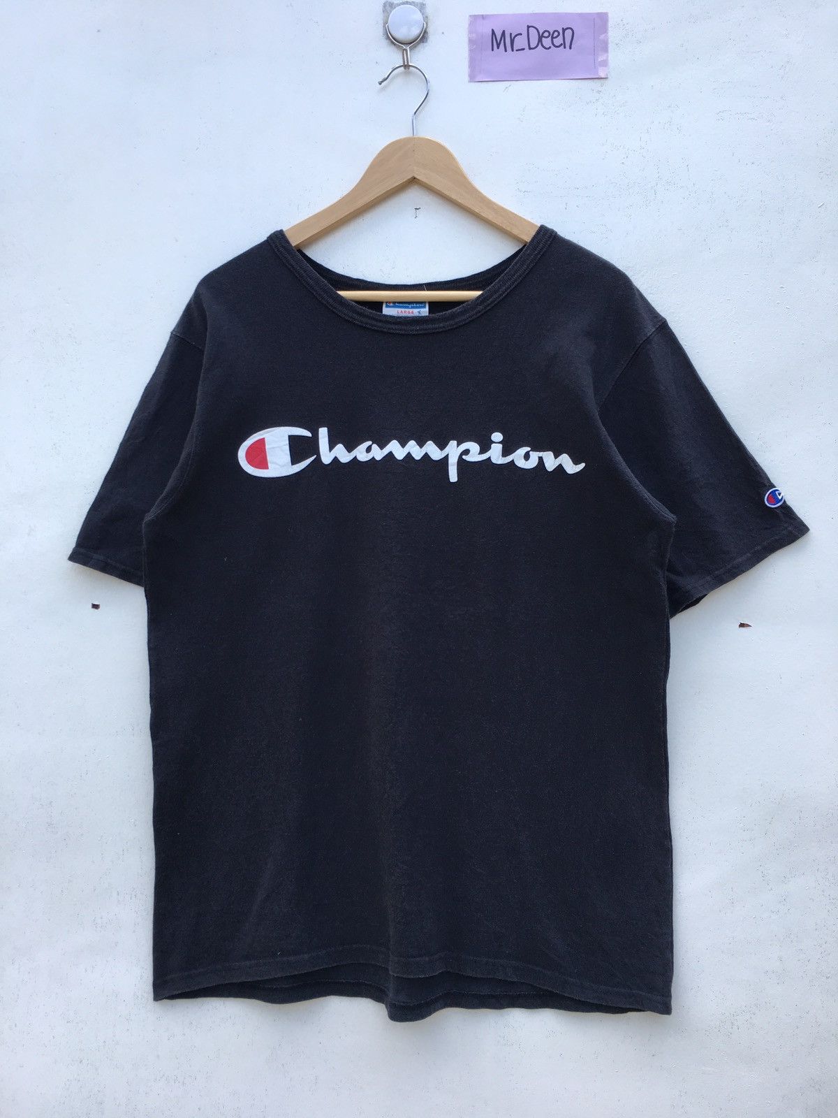 Champion Vintage Champion Big Logo Spellout Tshirt Size US M / EU 48-50 / 2 - 2 Thumbnail