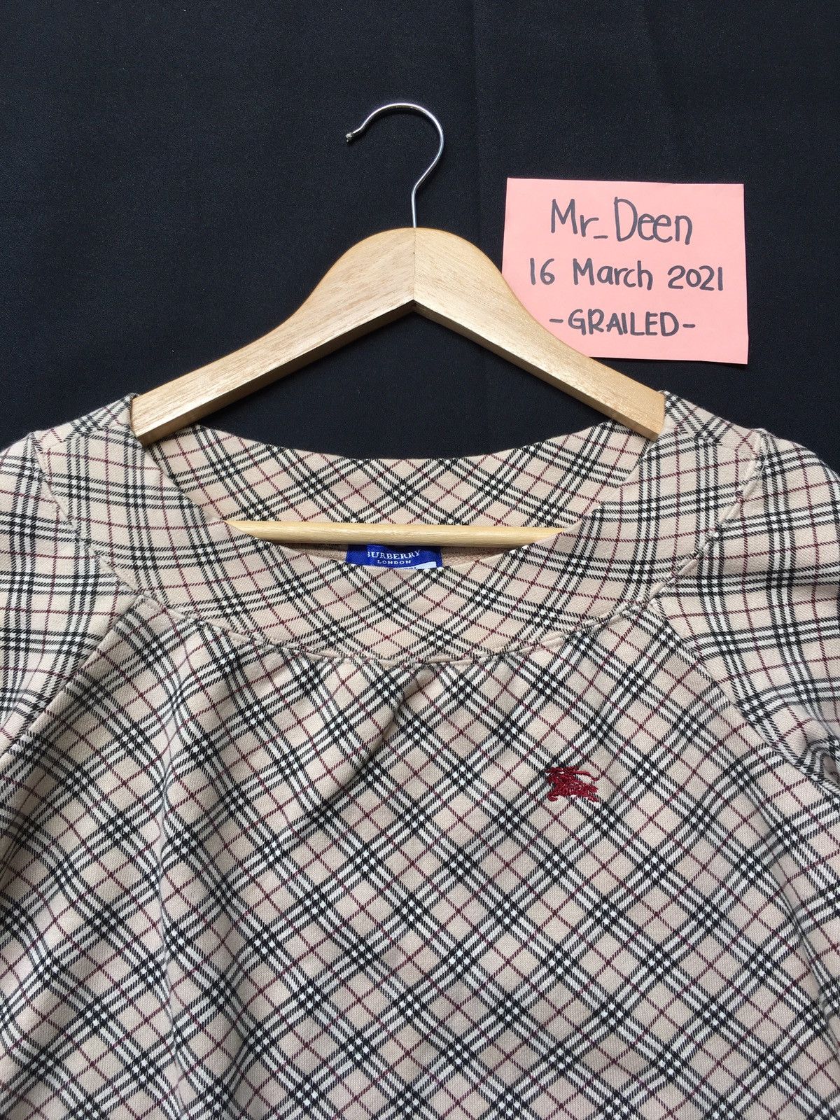 Burberry Vintage Burberry Checkered 3/4 Sleeves Shirt Size S / US 4 / IT 40 - 1 Thumbnail