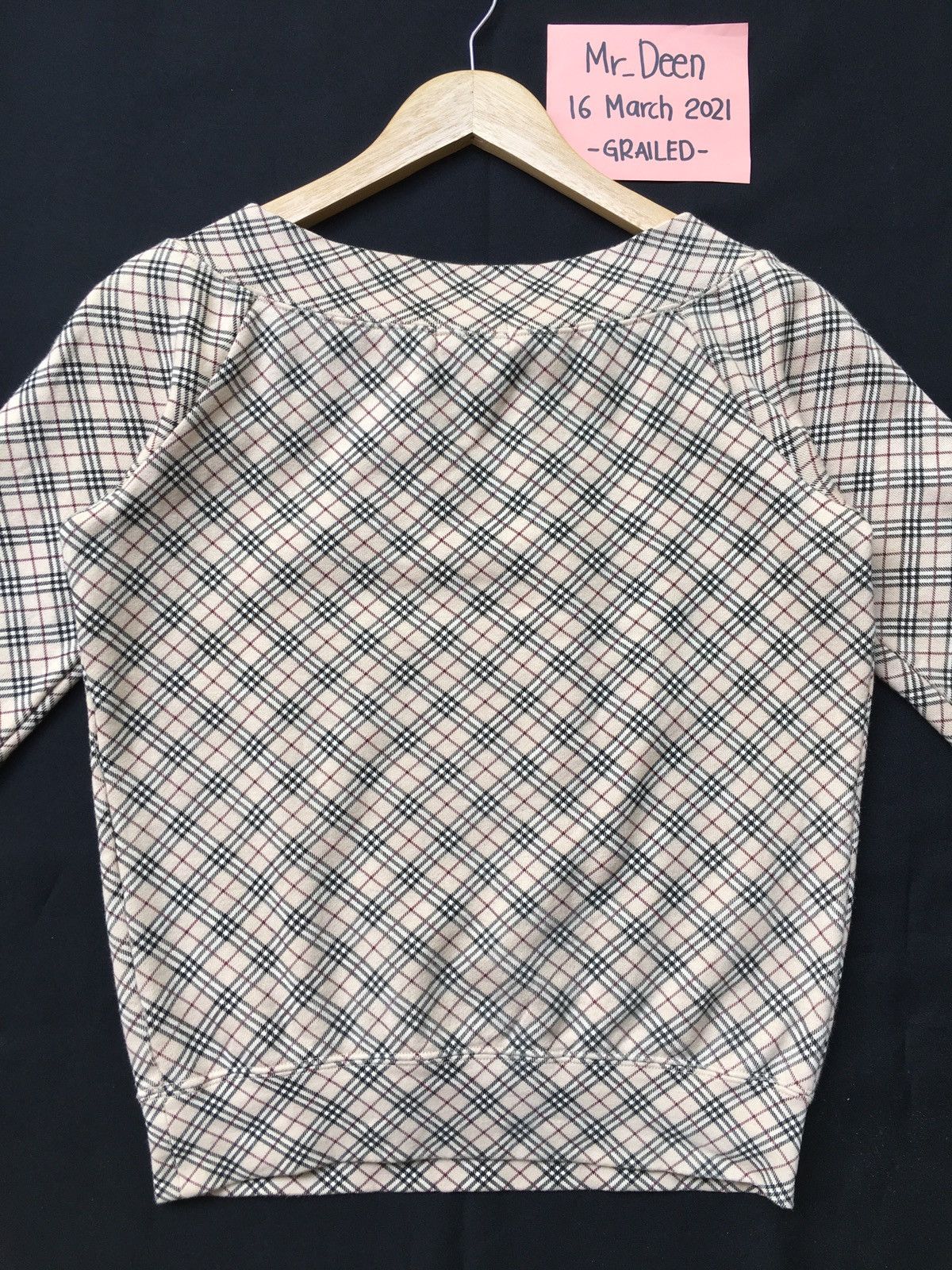 Burberry Vintage Burberry Checkered 3/4 Sleeves Shirt Size S / US 4 / IT 40 - 11 Thumbnail