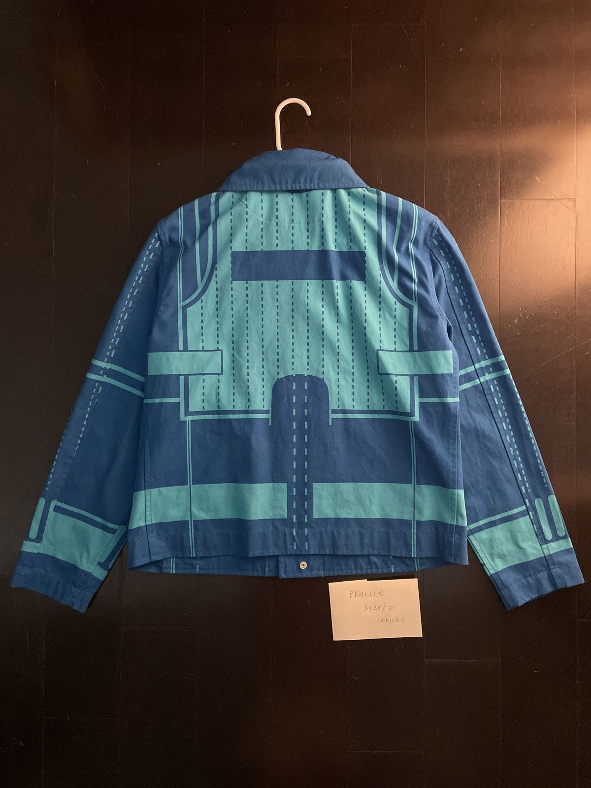 Craig Green 🌟 SS19 Stone Wash Printed Worker Jacket Size US L / EU 52-54 / 3 - 2 Thumbnail