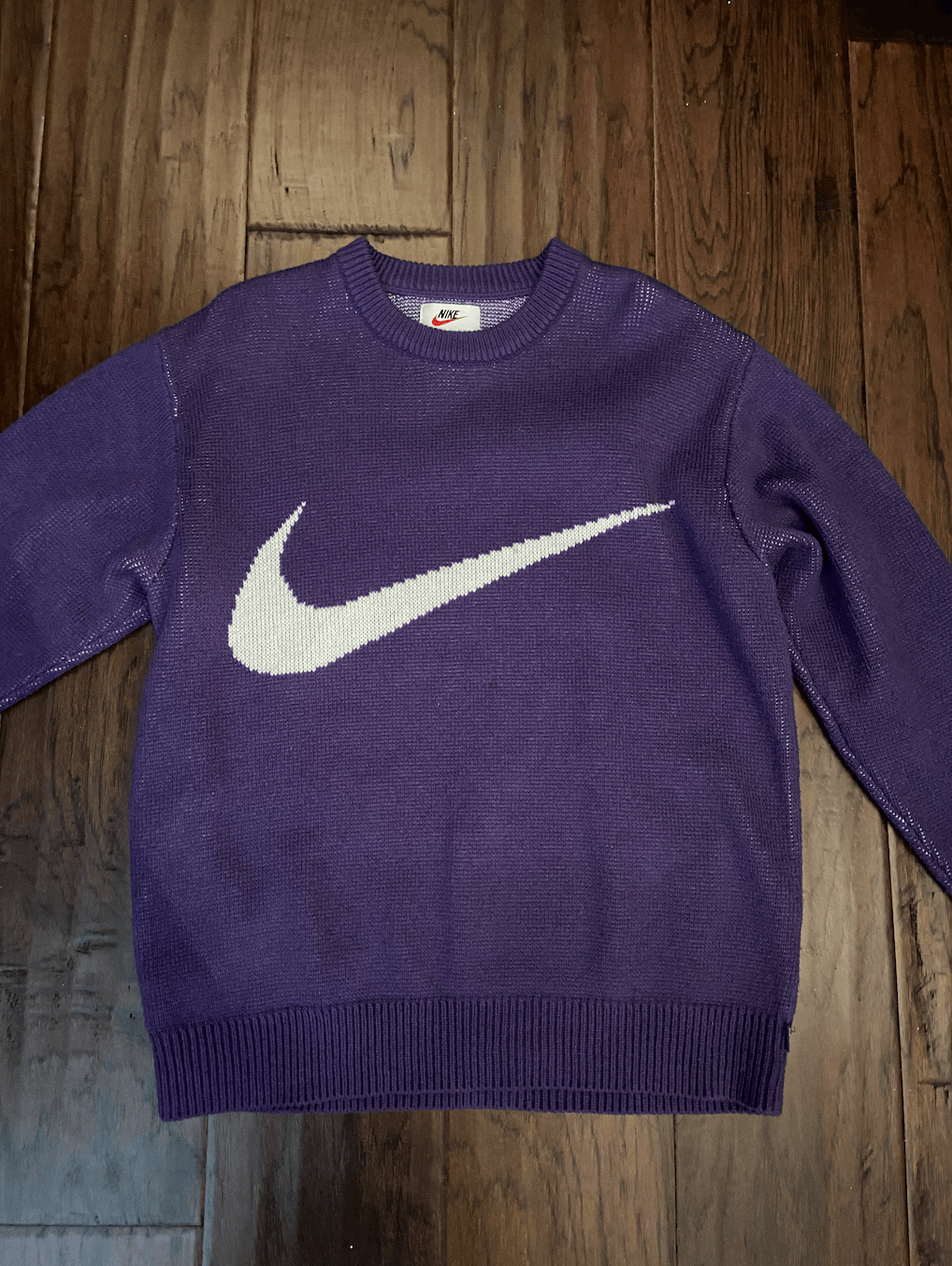 Supreme Nike Supreme Swoosh Sweater | Grailed