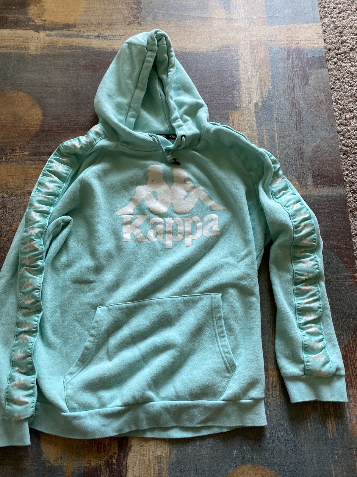 Kappa hoodie turquoise online