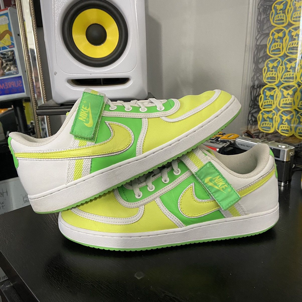 Hype Nike Streetwear 2009 Nike Vandal Low Radiant Green Sonic Yello Grailed