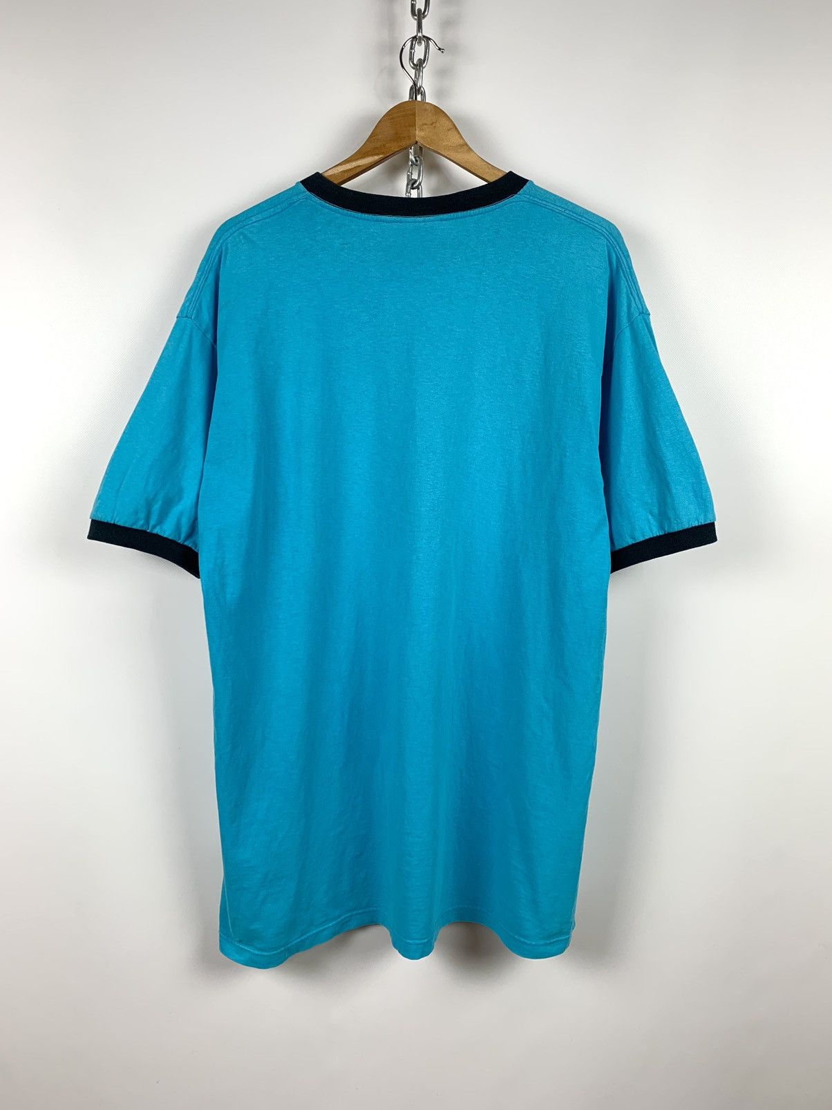 Nike 90s Vintage Nike Tennis Court Andre Agassi Blue T-Shirt Size US XL / EU 56 / 4 - 2 Thumbnail