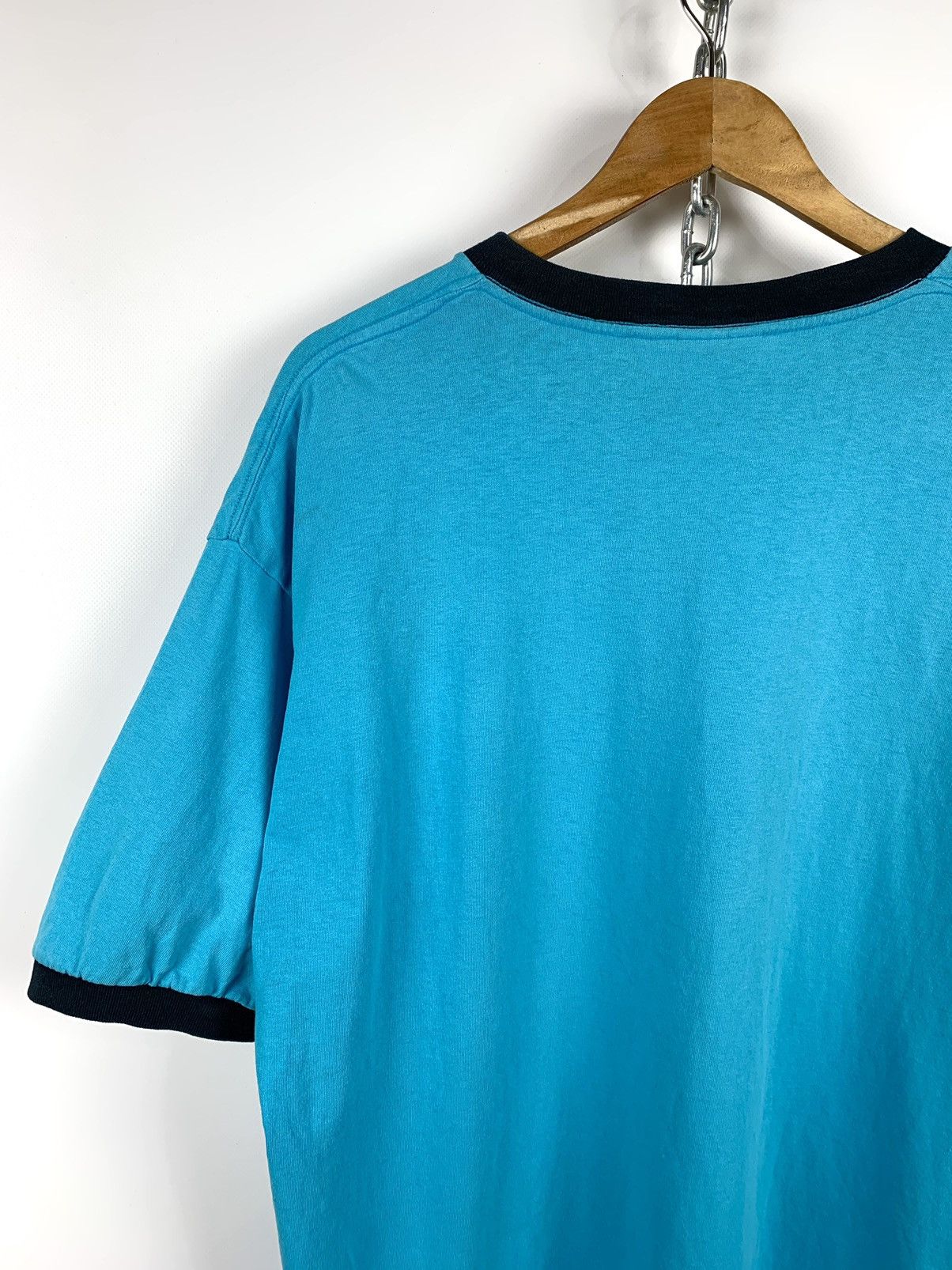 Nike 90s Vintage Nike Tennis Court Andre Agassi Blue T-Shirt Size US XL / EU 56 / 4 - 7 Thumbnail