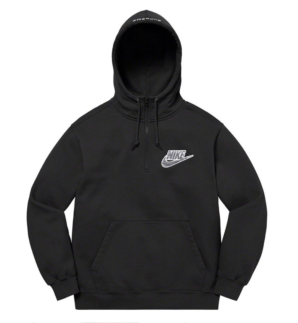 Nike × Supreme Supreme x Nike Half Zip Hooded Sweatshirt - Large  