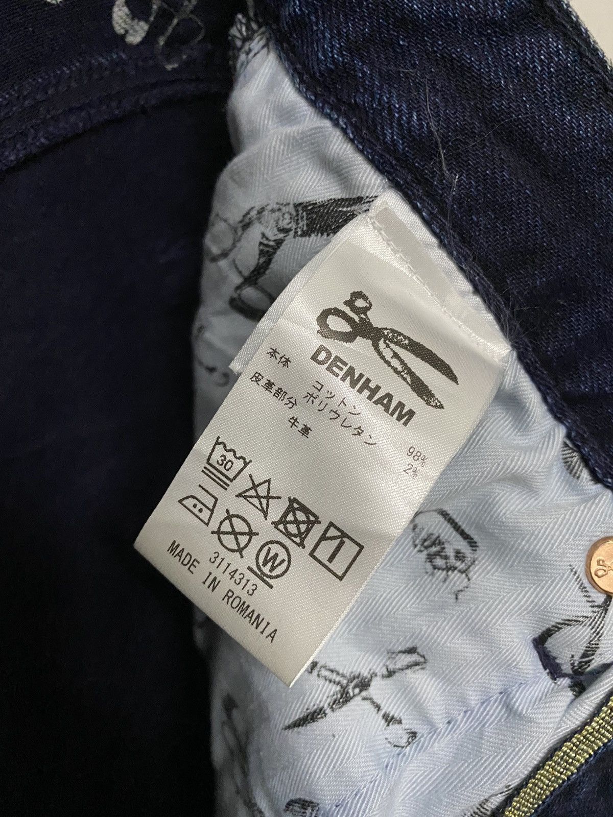 DENHAM Denham Razor Slim Fit Selvedge Jeans Made in Romania