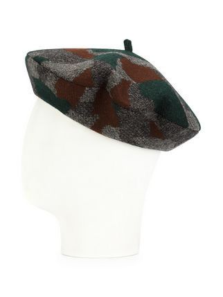 Maison Kitsune Maison kitsune camo beret Size ONE SIZE - 1 Thumbnail