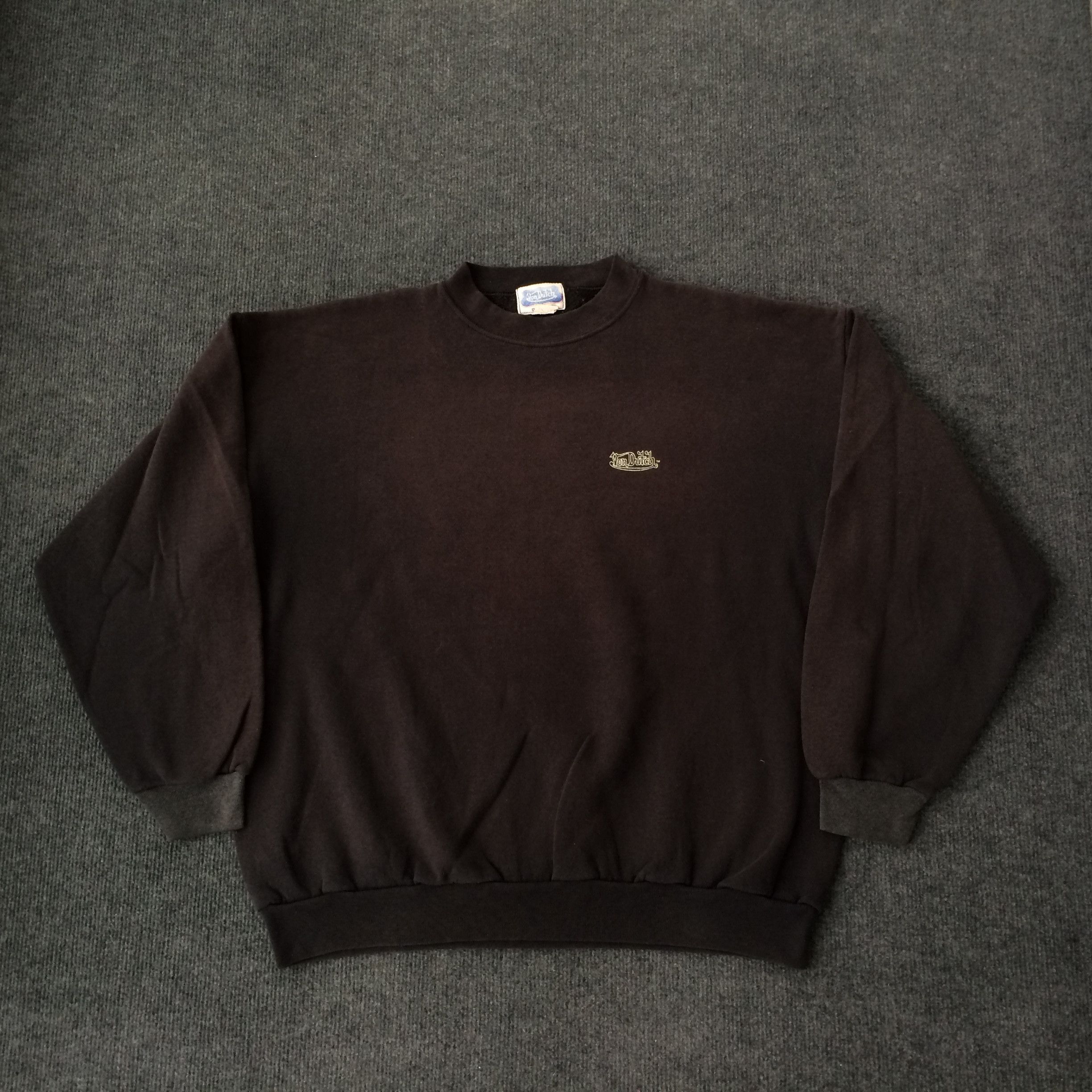 Vintage × Von Dutch Vtg Von Dutch Eye 90s Crewneck Skateboard Sweater Size US L / EU 52-54 / 3 - 2 Thumbnail