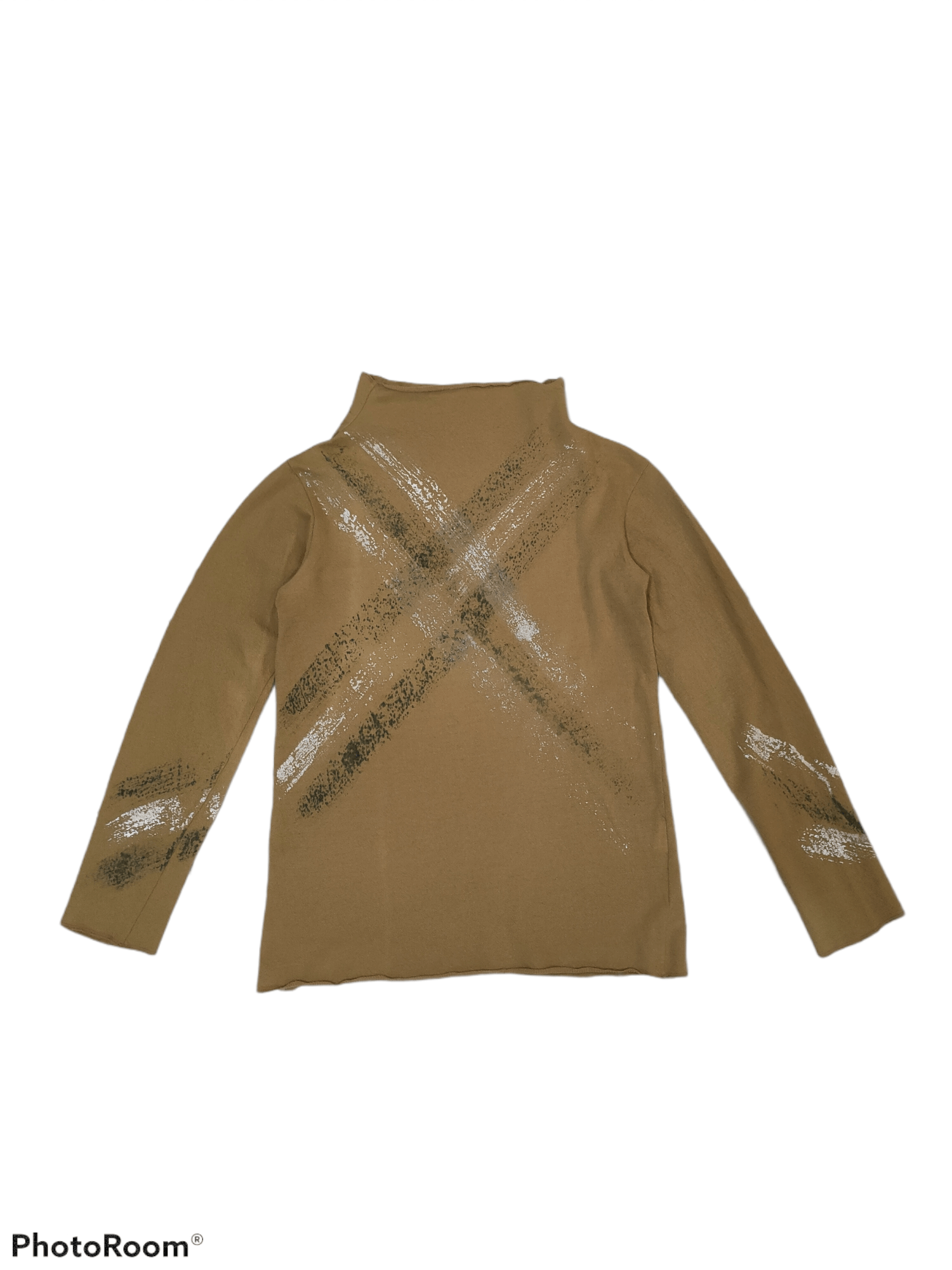 Y's × gomme VINTAGE GOMME ABSTRACT PATTERN WOOL SHIRT Size US S / EU 44-46 / 1 - 1 Thumbnail