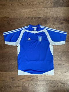 Greece National Team 2010 Home FOOTBALL SHIRT SOCCER Jersey Adidas