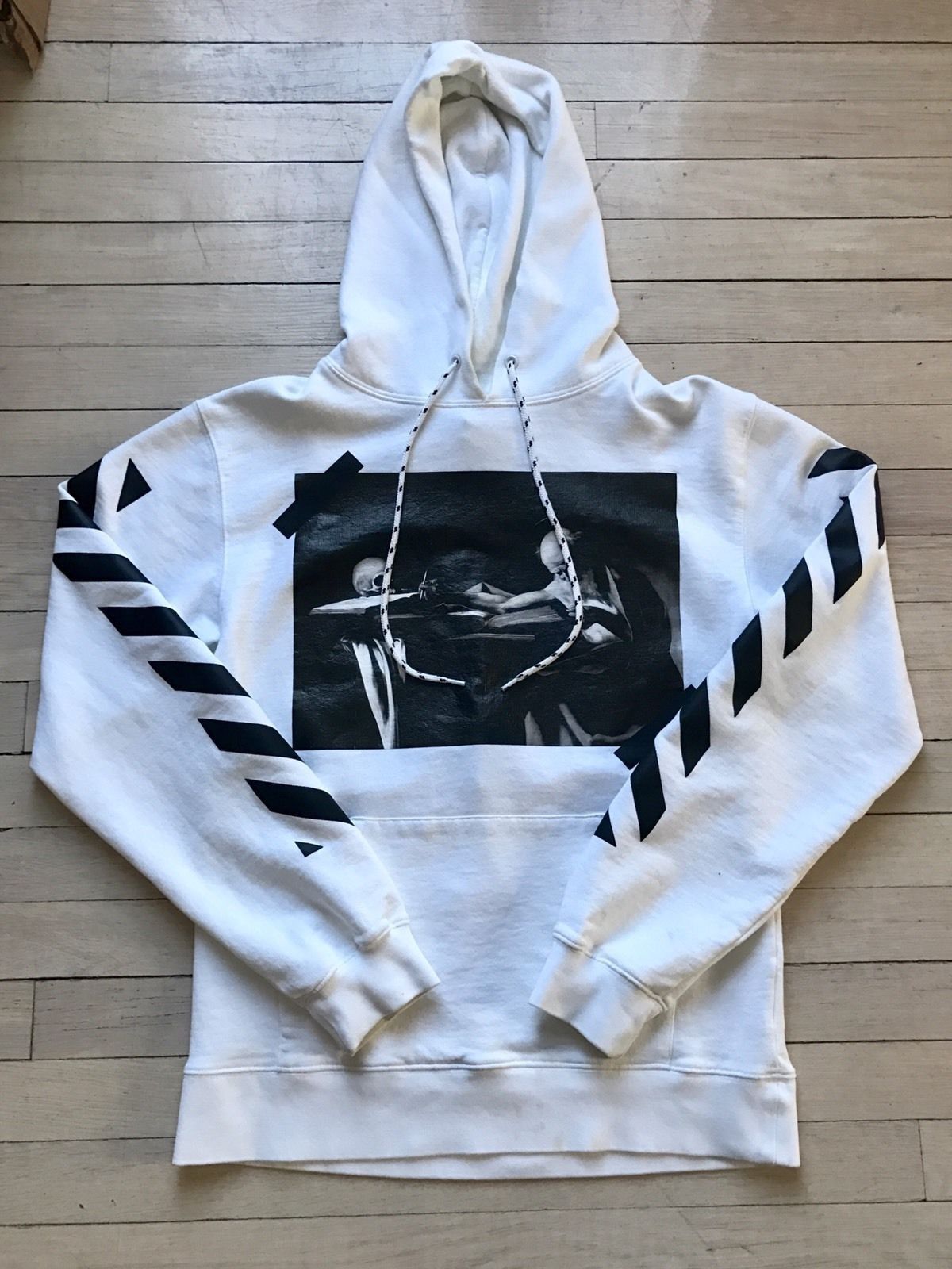 Off White 550 OG Caravaggio 13 Hoodie SS14 Grailed