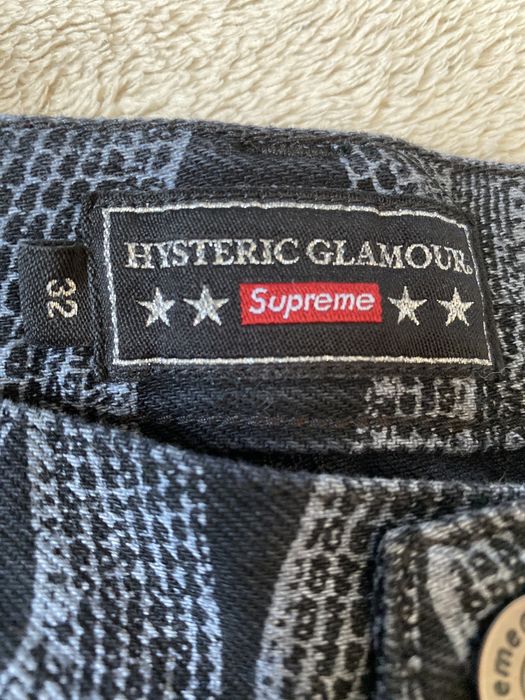 Shop Supreme 2021 SS Supreme HYSTERIC GLAMOUR Snake Double Knee