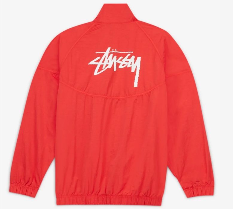 Nike Nike x Stussy Windrunner Jacket Habanero Red XL | Grailed