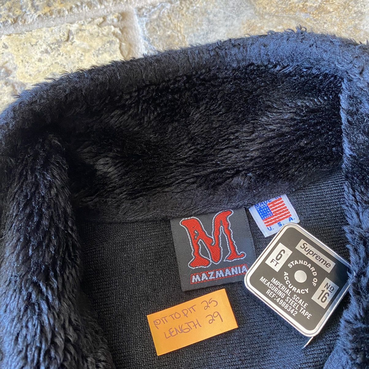 Vintage 90s Mazmania Grizzly Bear Fuzzy Fleece All Over USA Jacket 