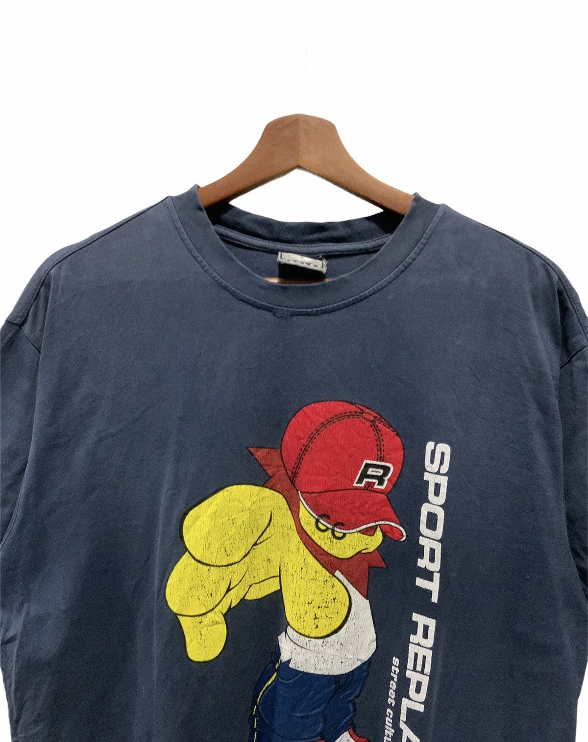 Vintage Sport Replay Street Cultare Big Logo Tee Size US L / EU 52-54 / 3 - 2 Thumbnail
