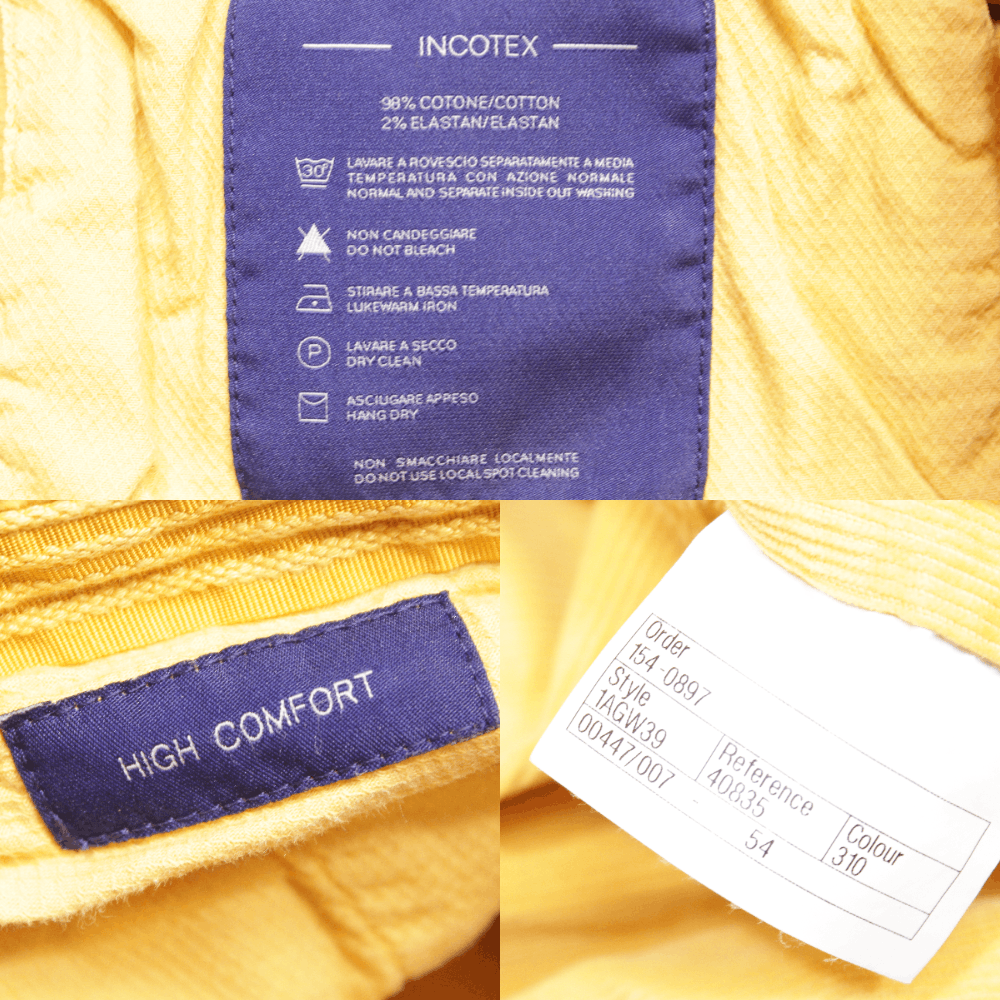 Incotex High Comfort Corduroy Pants Size US 36 / EU 52 - 9 Thumbnail