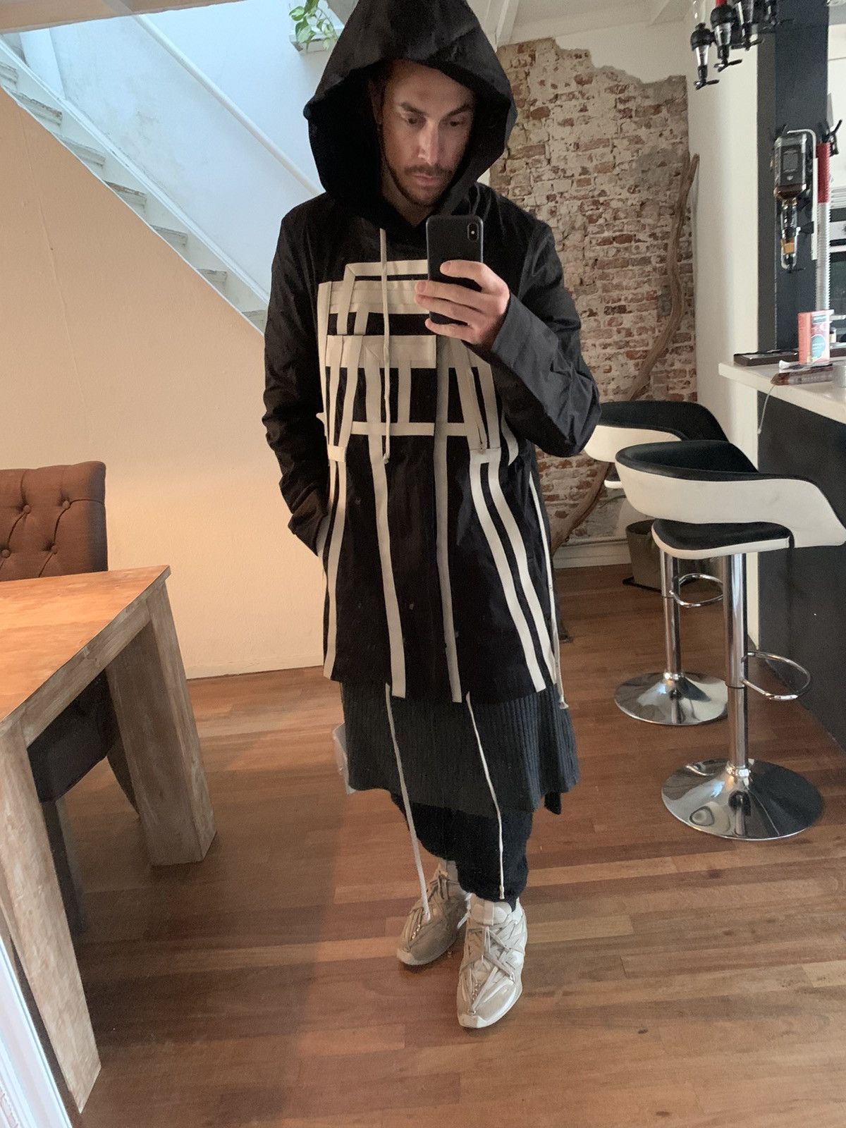 RICK OWENS DRKSHDW 18FW FISHTAIL PARKA
