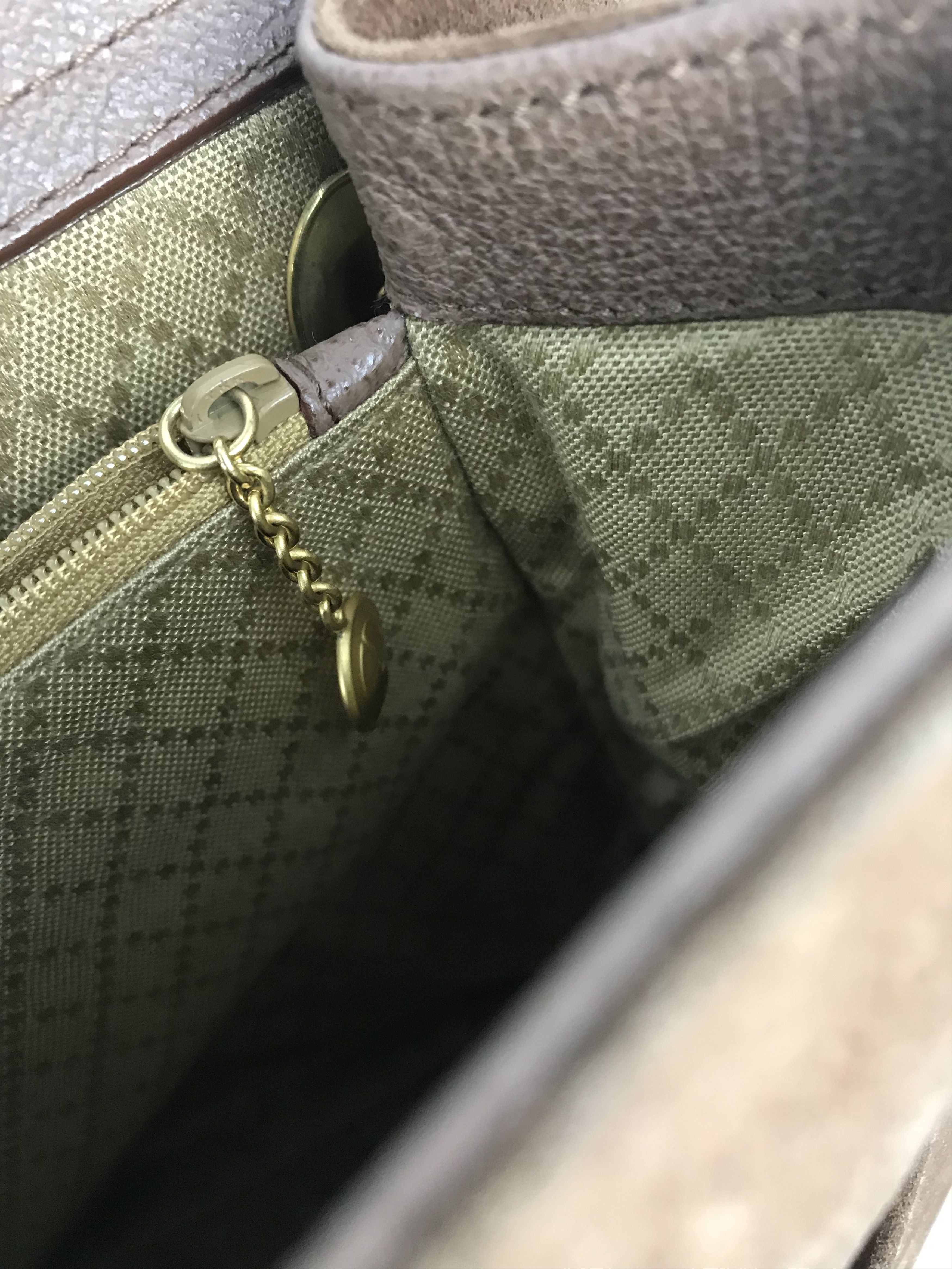 Gucci ❌Last Drop❌Vtg Gucci Bamboo suede Leather Two Way handbag Size ONE SIZE - 6 Thumbnail