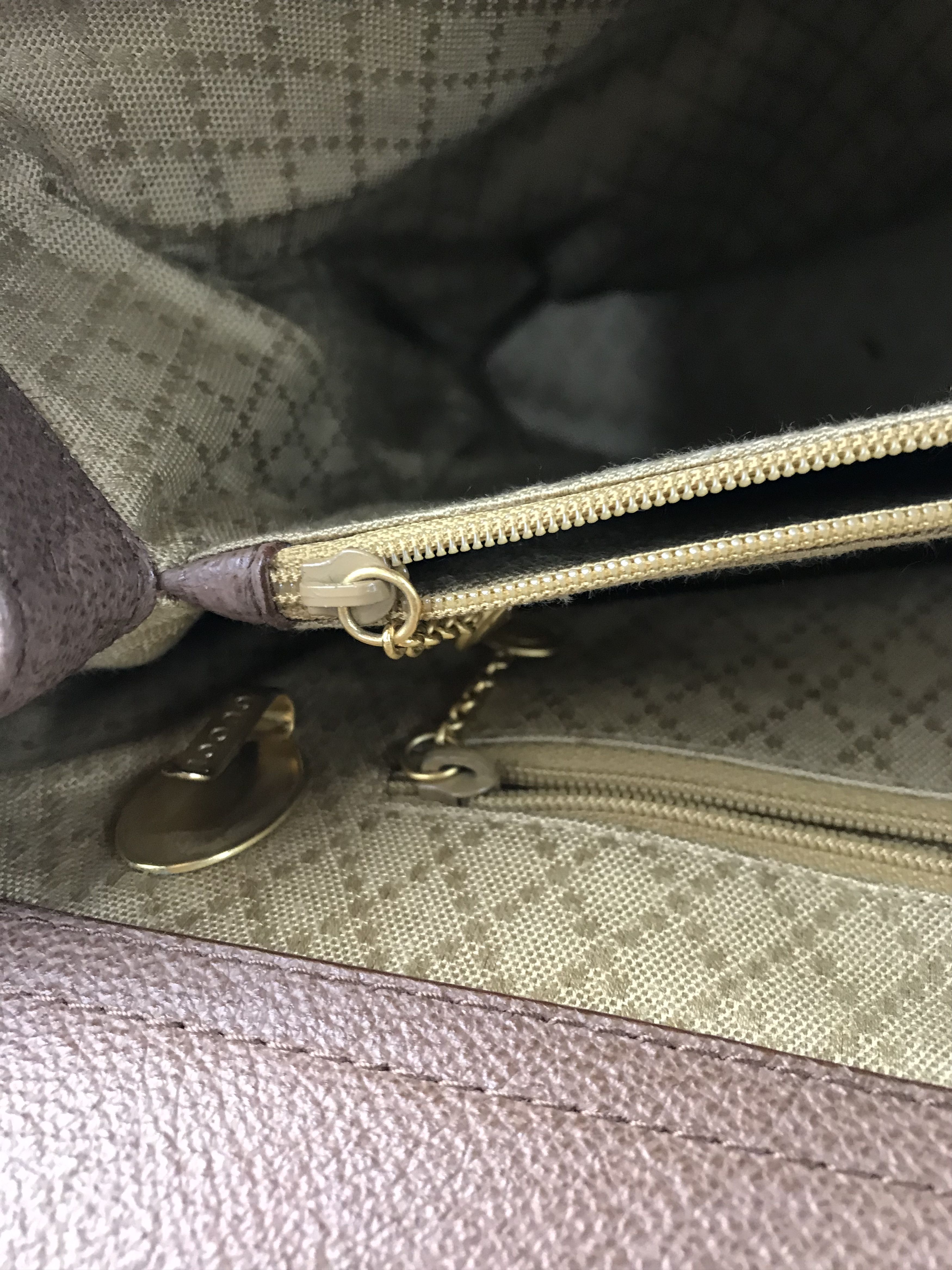 Gucci ❌Last Drop❌Vtg Gucci Bamboo suede Leather Two Way handbag Size ONE SIZE - 11 Thumbnail
