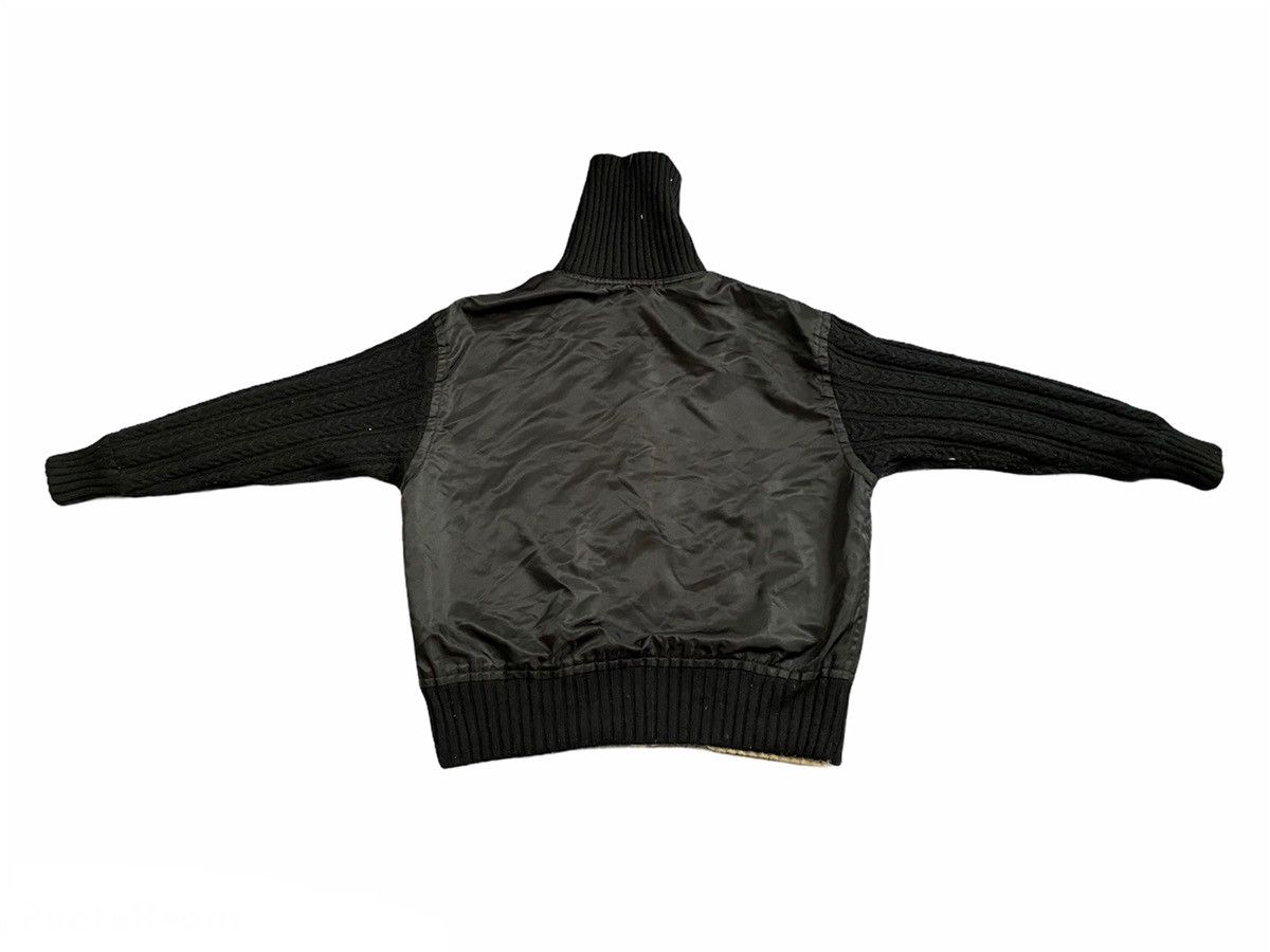 Japanese Brand NICOLE CLUB REVERSIBLE JACKET NYLON KNIT STRIPE Size US M / EU 48-50 / 2 - 5 Thumbnail