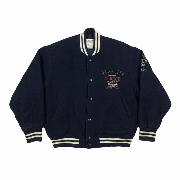 Vintage Vintage Sensitive Regality Club Be Hot Wool Varsity Jacket ...