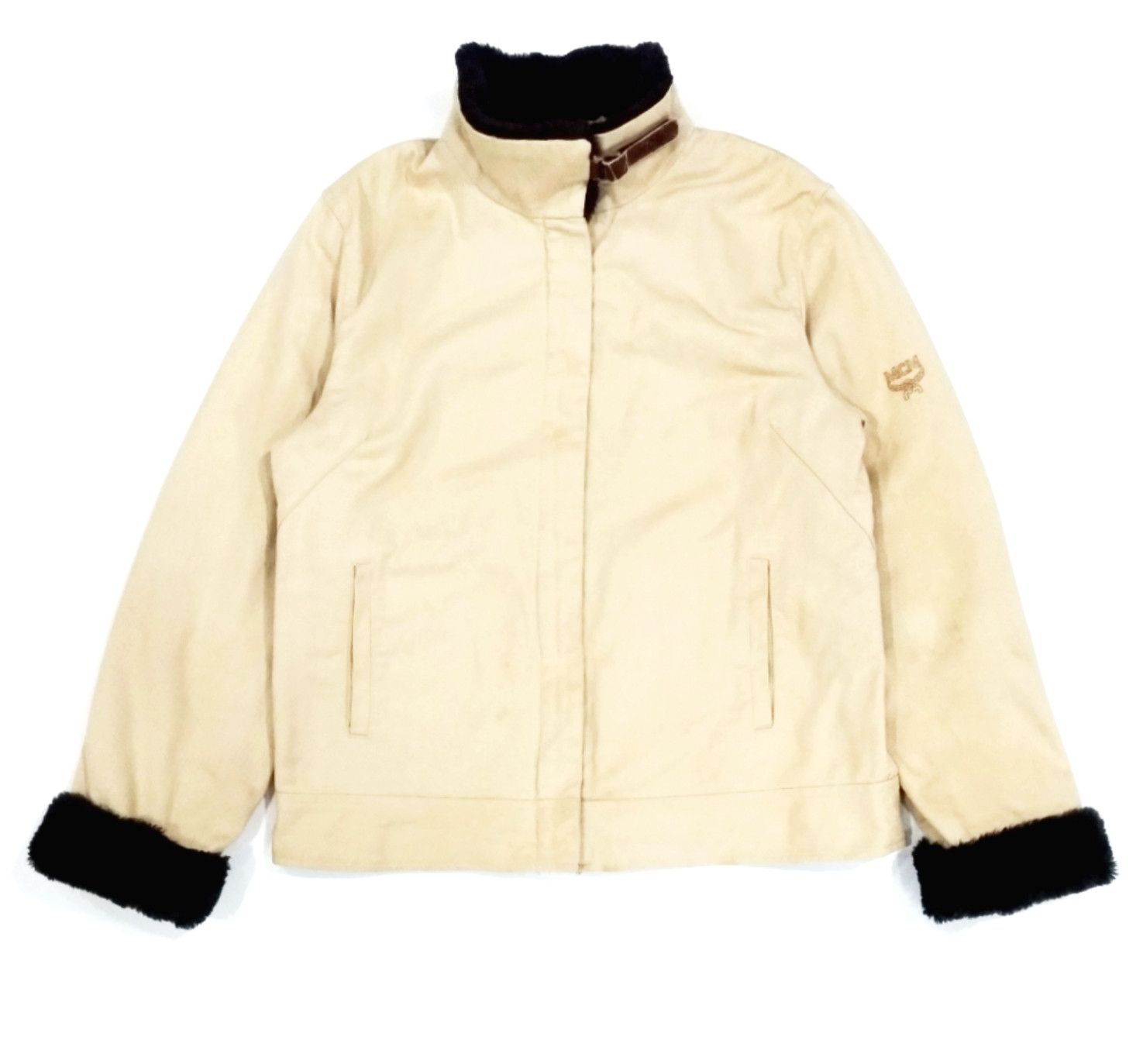 MCM RARE! MCM LEGERE UNISEX KHAKI SHEARLING JACKET Size US S / EU 44-46 / 1 - 3 Thumbnail