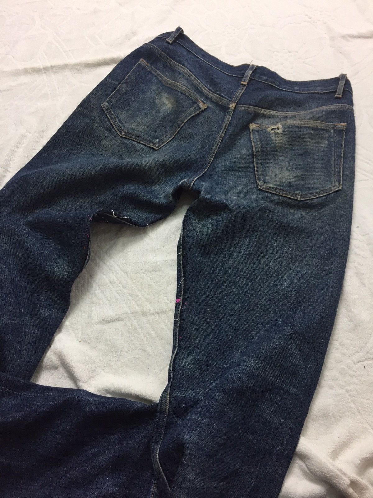 A.P.C. Custom Made A.P.C Colourful Paint Splatter Denim Jean Size US 30 / EU 46 - 13 Thumbnail
