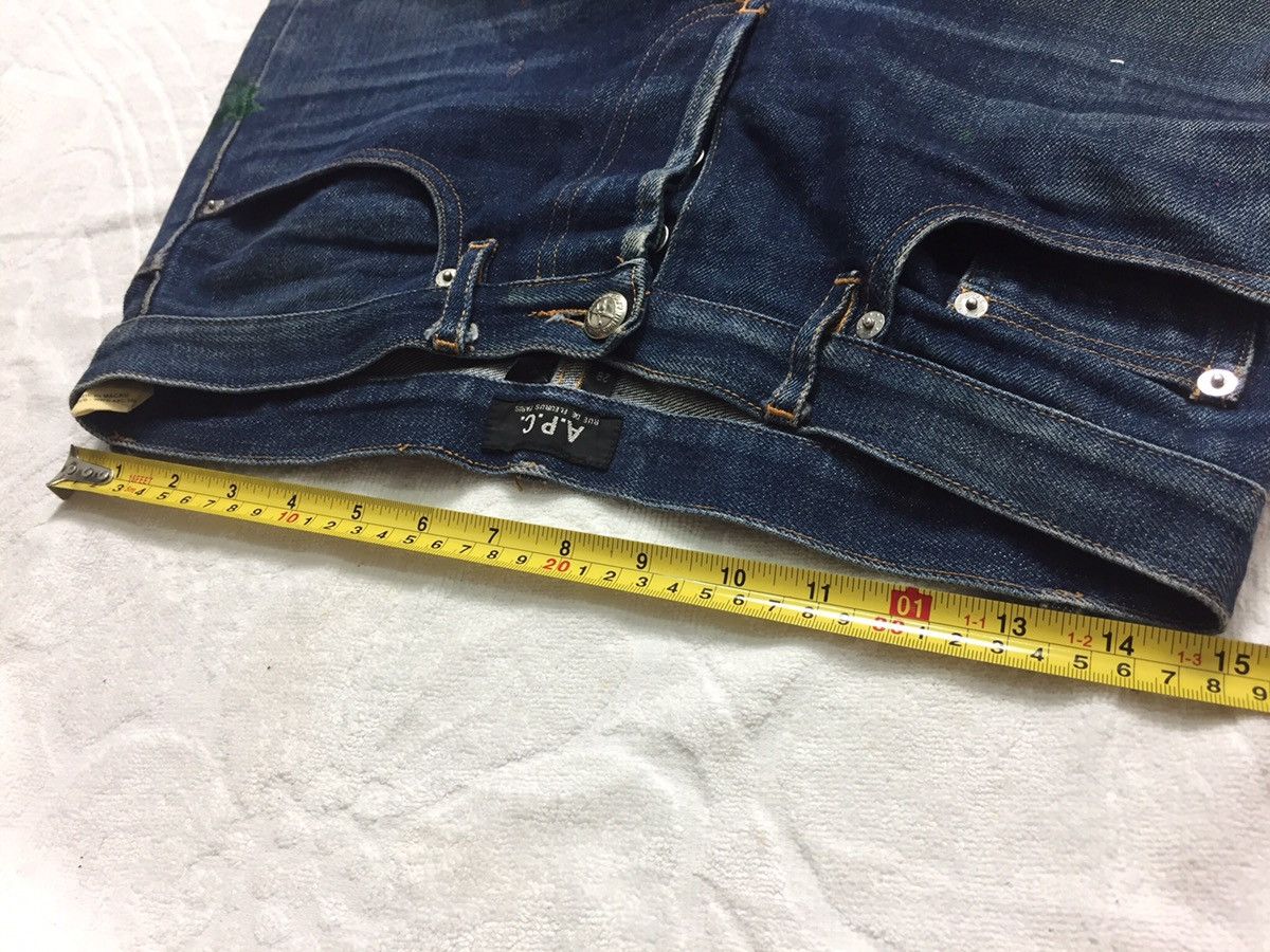 A.P.C. Custom Made A.P.C Colourful Paint Splatter Denim Jean Size US 30 / EU 46 - 18 Thumbnail