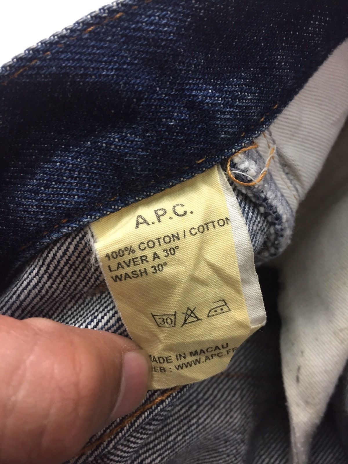 A.P.C. Custom Made A.P.C Colourful Paint Splatter Denim Jean Size US 30 / EU 46 - 11 Thumbnail
