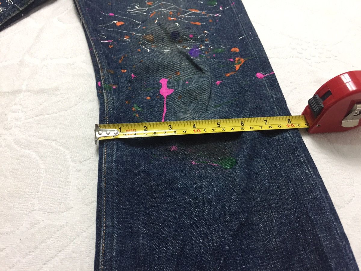 A.P.C. Custom Made A.P.C Colourful Paint Splatter Denim Jean Size US 30 / EU 46 - 6 Thumbnail