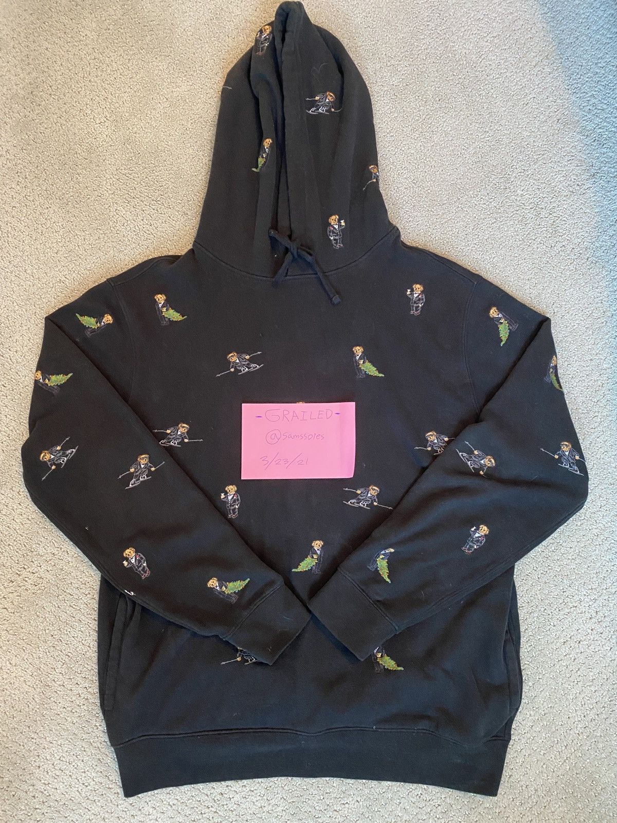 Polo all over hoodie clearance