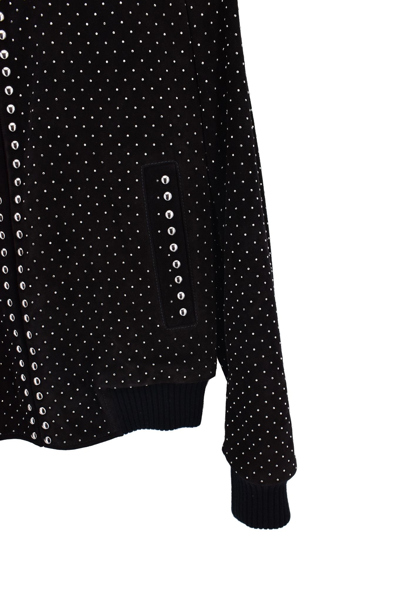 Saint Laurent Paris Saint Laurent Leather Suede Studded Jacket Size US L / EU 52-54 / 3 - 4 Thumbnail
