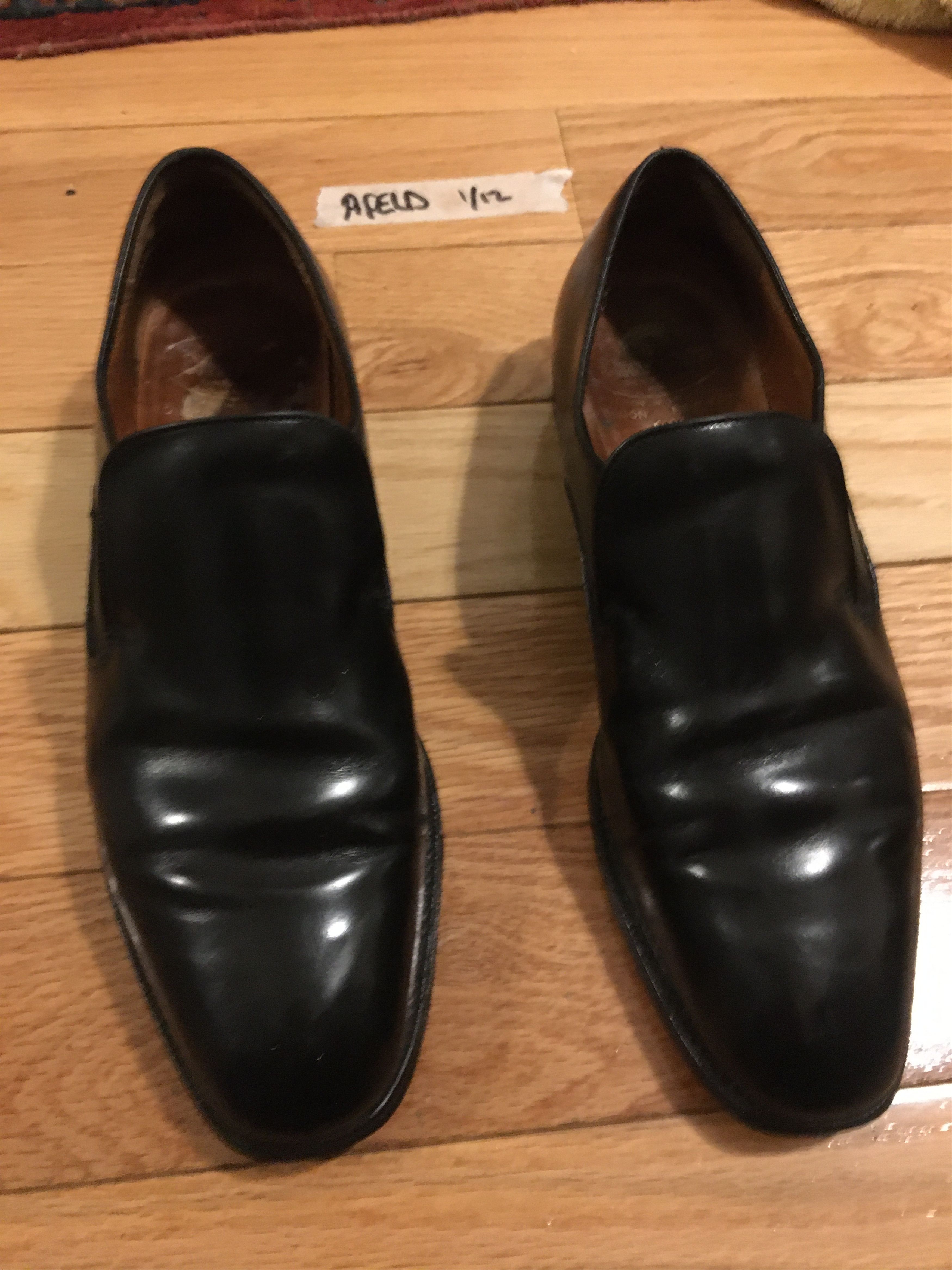 Church's Men's Custom Grade Black Slip on Loafer Dress Shoes Size US 8 / EU 41 - 5 Thumbnail