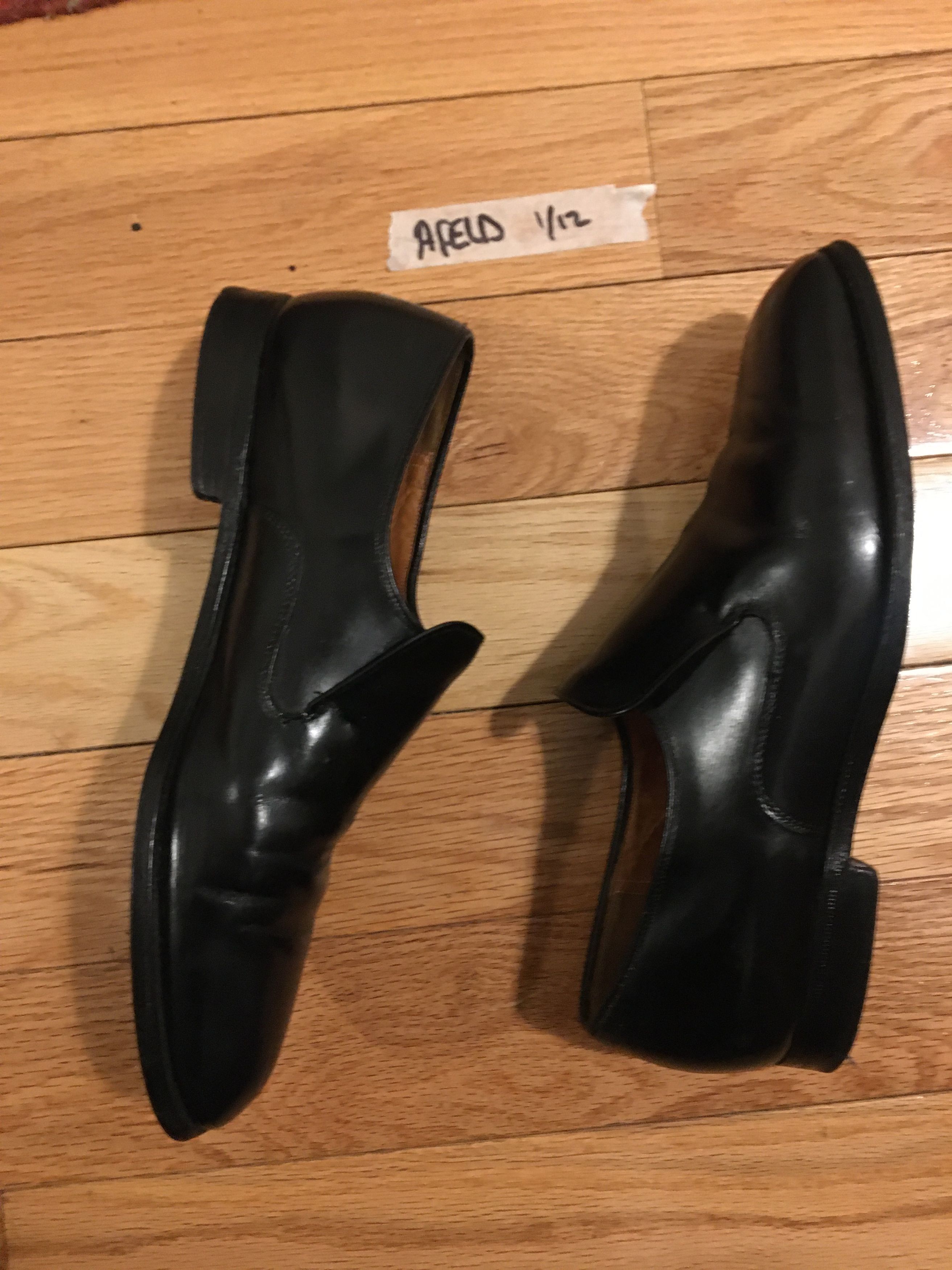 Church's Men's Custom Grade Black Slip on Loafer Dress Shoes Size US 8 / EU 41 - 2 Thumbnail