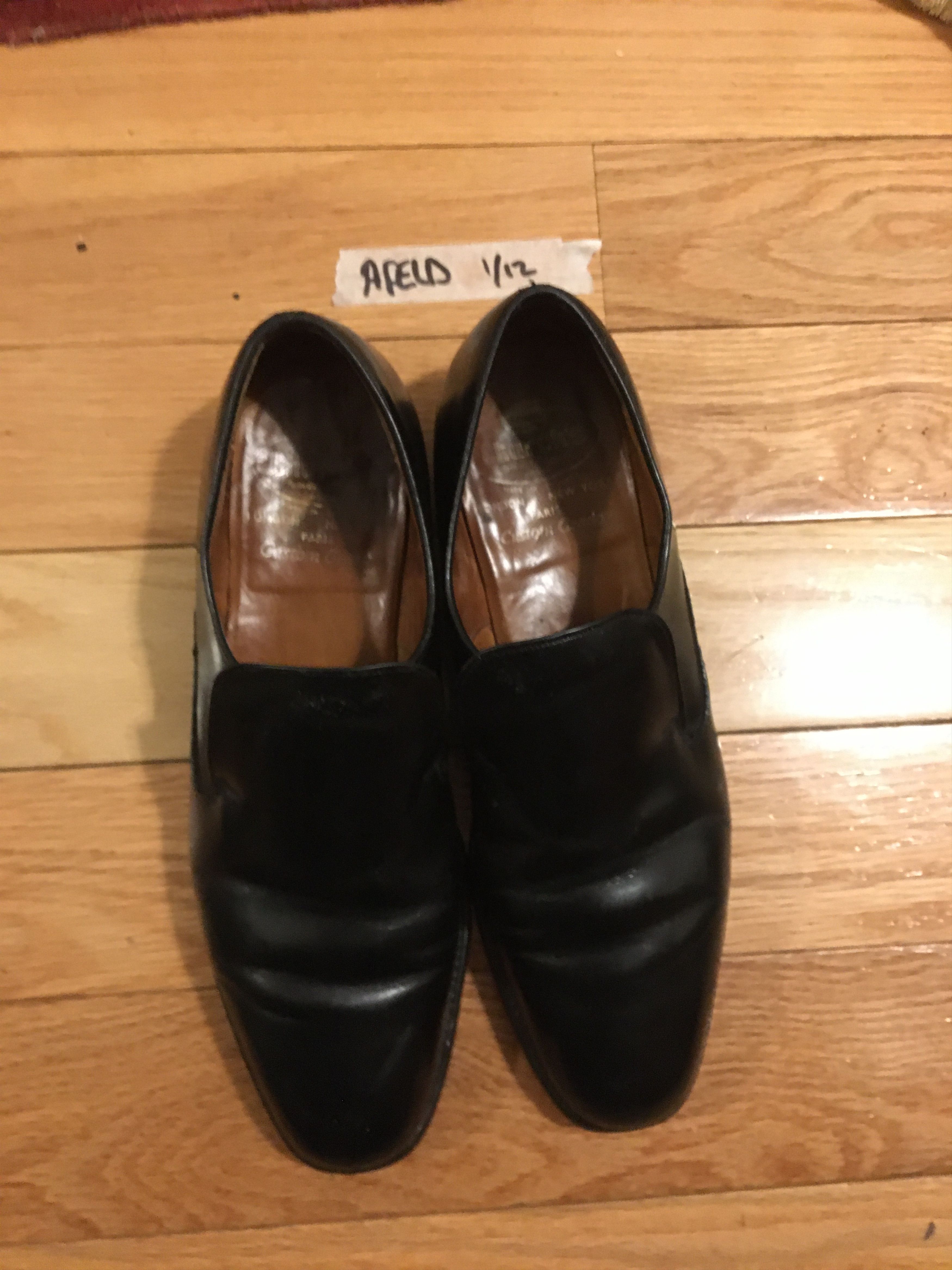 Church's Men's Custom Grade Black Slip on Loafer Dress Shoes Size US 8 / EU 41 - 1 Thumbnail