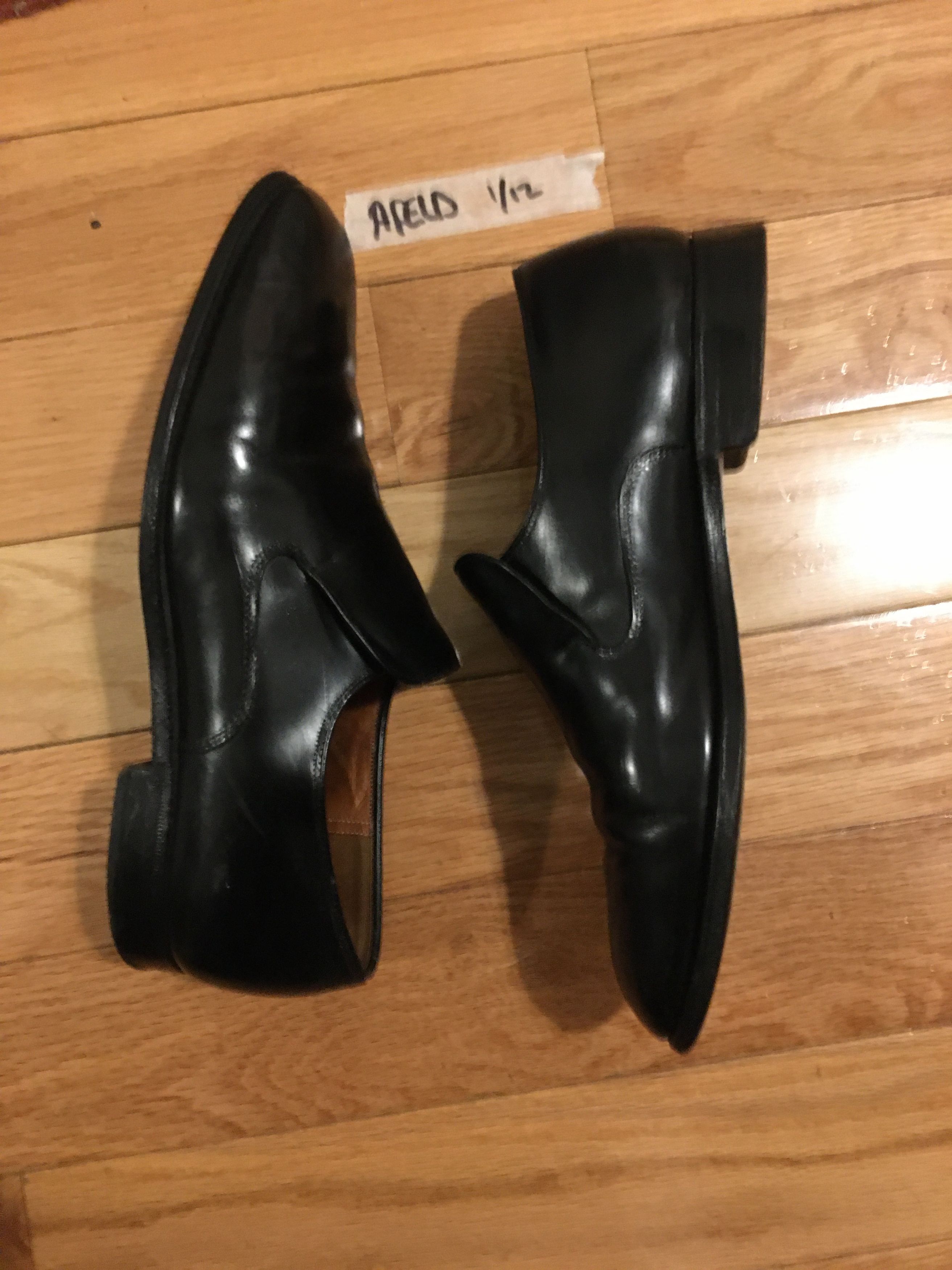 Church's Men's Custom Grade Black Slip on Loafer Dress Shoes Size US 8 / EU 41 - 3 Thumbnail