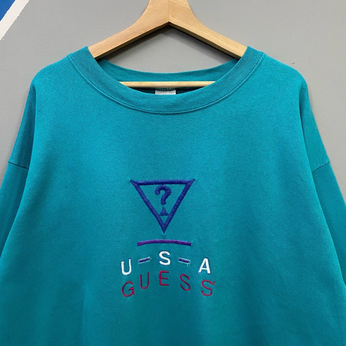 Georges Marciano × Guess Vintage Guess x Georges Marciano Embroided Logo Crewneck Size US M / EU 48-50 / 2 - 3 Thumbnail