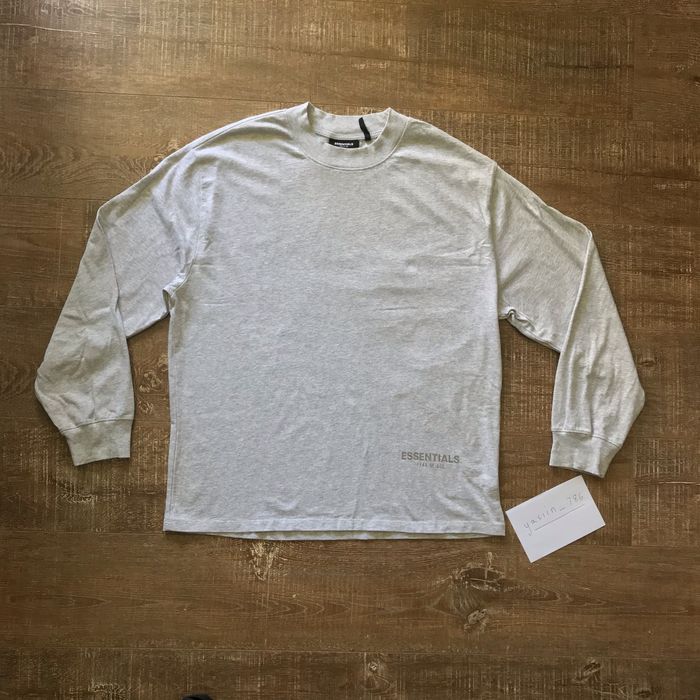 Fear of God FEAR OF GOD ESSENTIALS 3M Logo Boxy Long Sleeve T