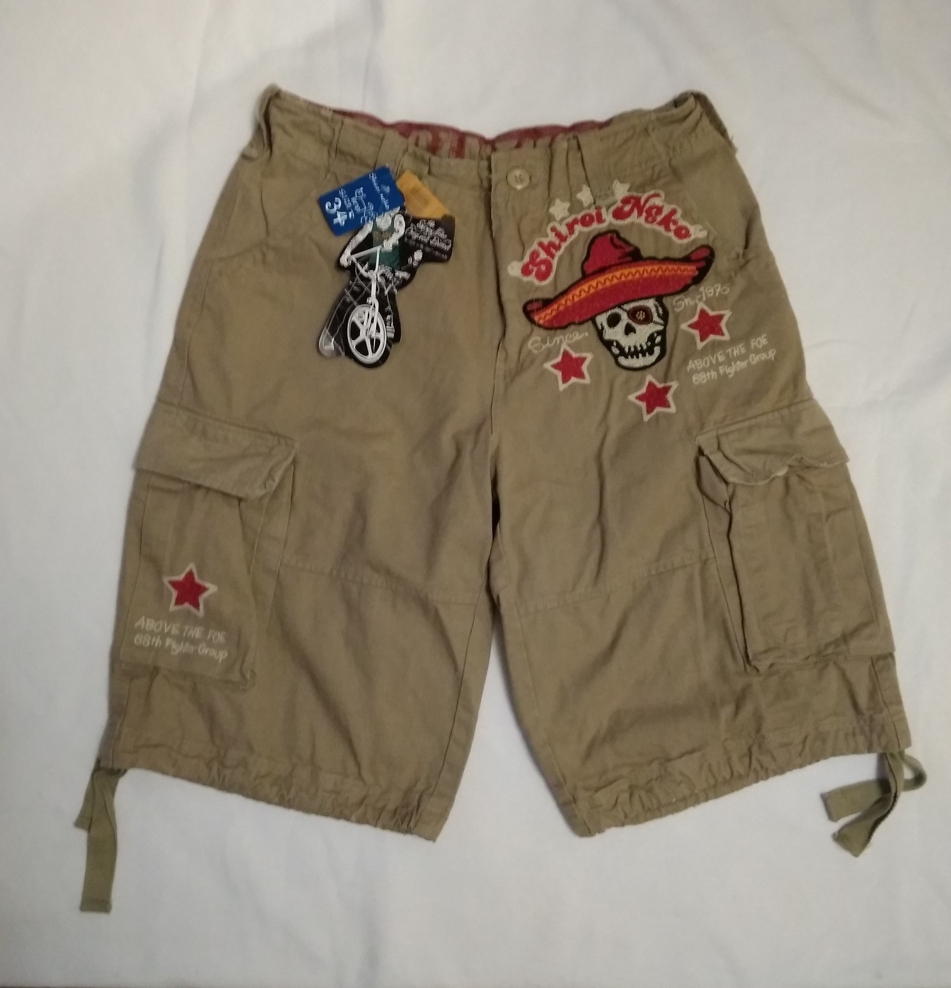 Shiroi neko hot sale cargo shorts