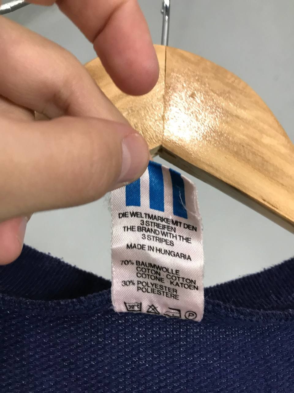 Adidas × Vintage Adidas vintage streetwear navy blue vest Size US S / EU 44-46 / 1 - 6 Thumbnail