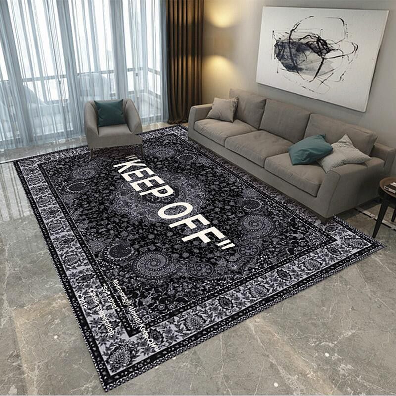 Received my Off-White “KEEP OFF” rug today from Virgil's “Markerad