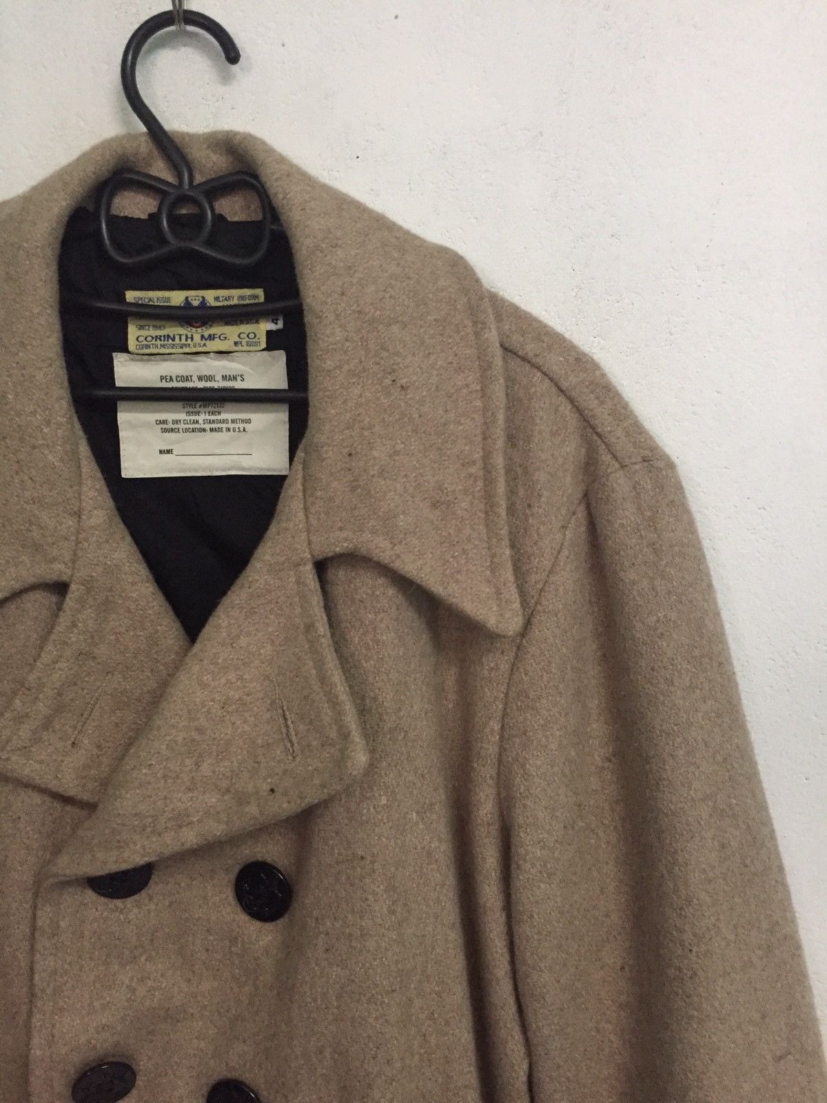 Other Pea Coat Wool Military Uniform Corinth Made in Usa Size US M / EU 48-50 / 2 - 2 Thumbnail
