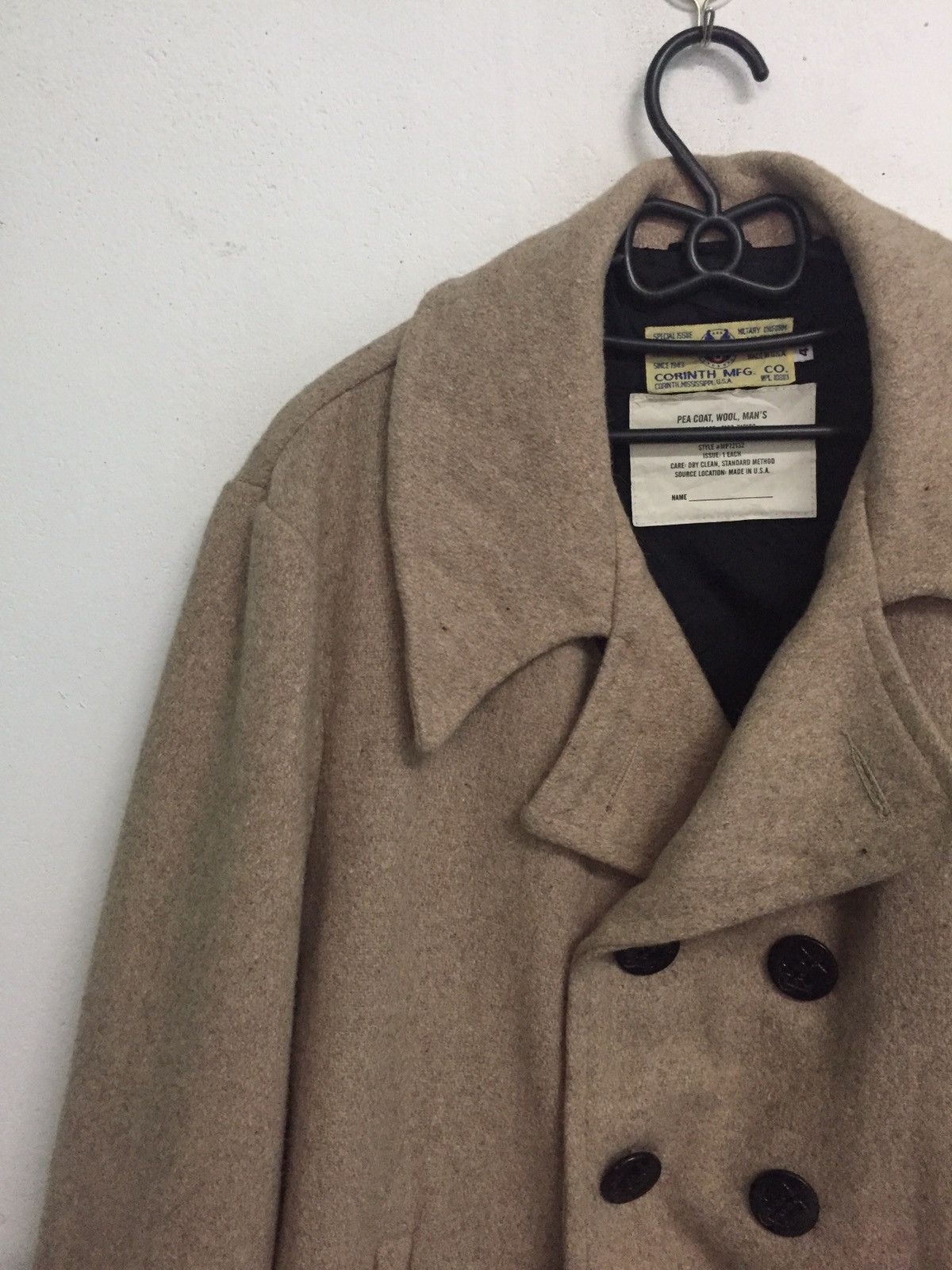 Other Pea Coat Wool Military Uniform Corinth Made in Usa Size US M / EU 48-50 / 2 - 3 Thumbnail