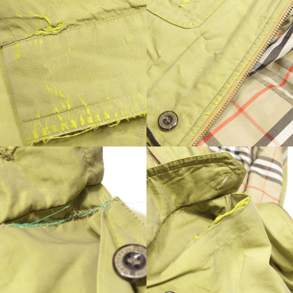 Burberry 90S Nova Check Inside Distressed Jacket Vintage Size US L / EU 52-54 / 3 - 13 Thumbnail