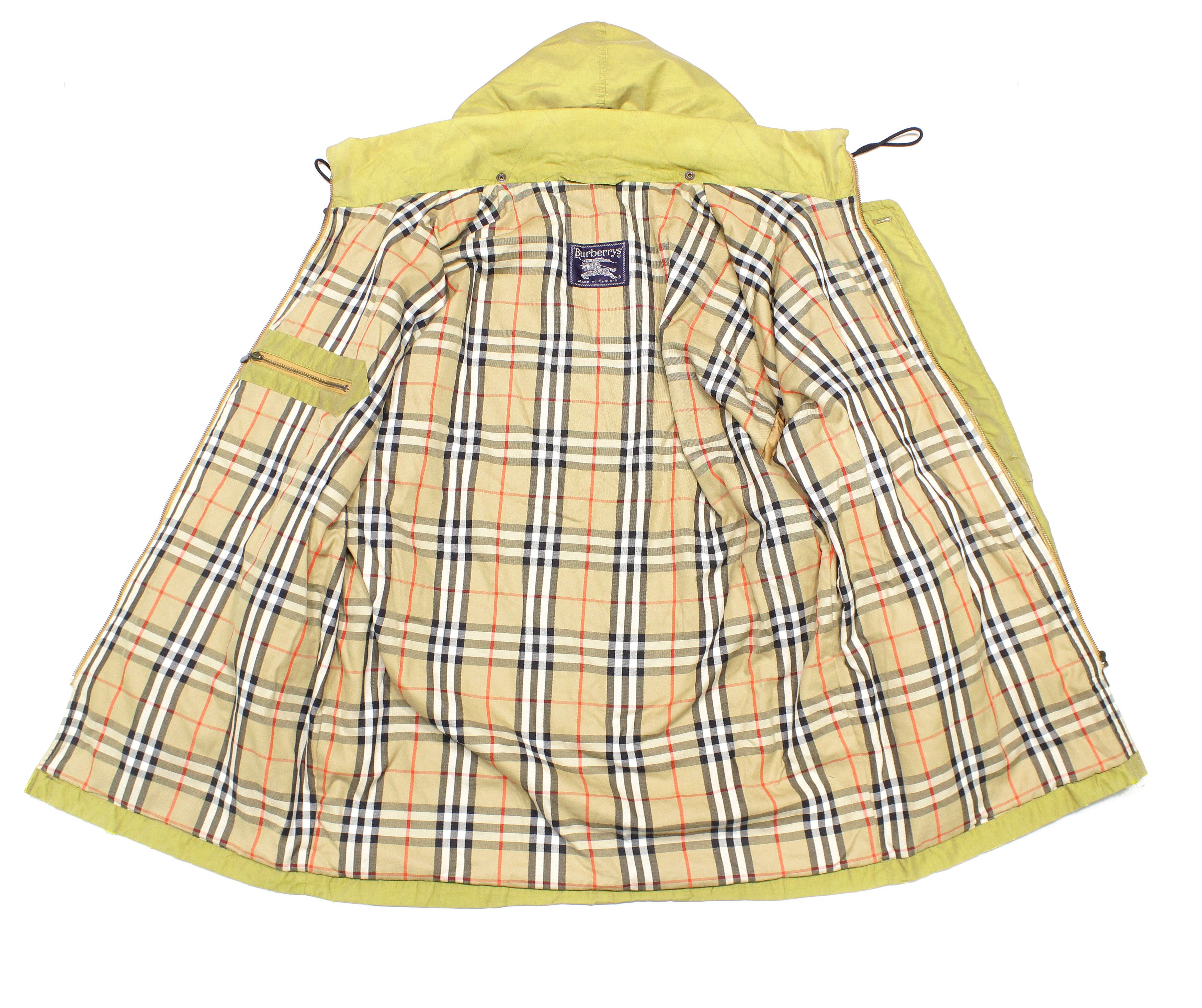Burberry 90S Nova Check Inside Distressed Jacket Vintage Size US L / EU 52-54 / 3 - 2 Thumbnail